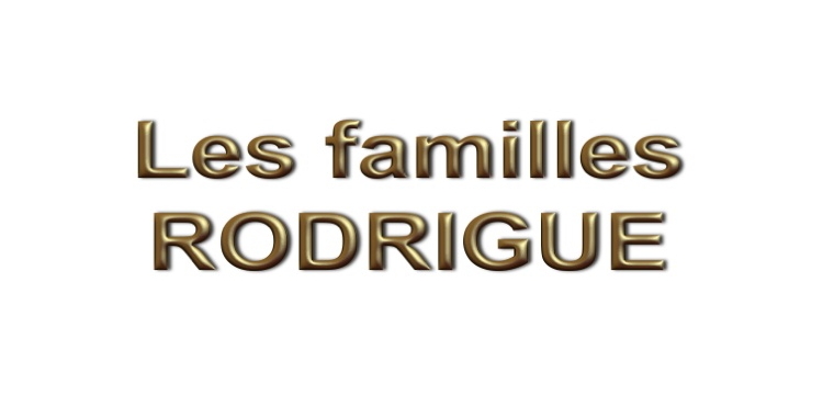 Les familles Rodrigue